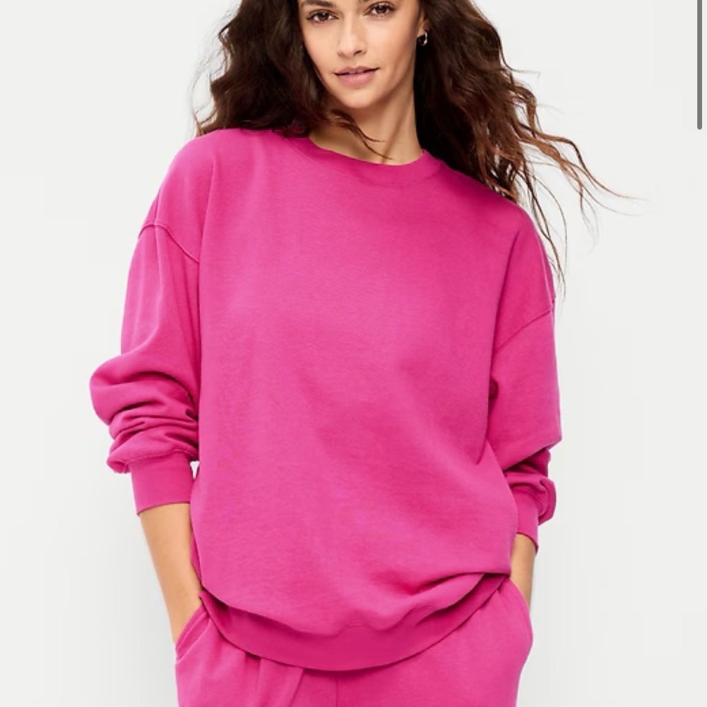 Old Navy Pink Sweatshirt & wide leg pants